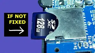 Rарта памяти SDHC  не фиксируется - htvjyn / Memory card SDHC does not fixed - Repair