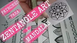 Patrones para zentangle art y mandalas/Patterns for Zentangle Art and Mandalas.English subtitles.