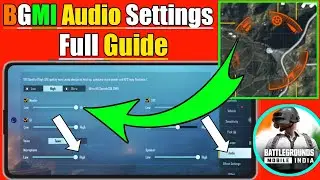 How To Increase Enemy Footsteps Sound🎧|Battlegrounds Mobile India (BGMI) Audio Setting Full Guide|