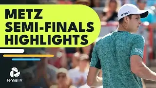 Hurkacz Takes On Sonego; Wawrinka Faces Bublik | Metz 2022 Semi-Finals Highlights