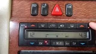 Чтение и расшифровка ошибок климат-контроля Mercedes W210.