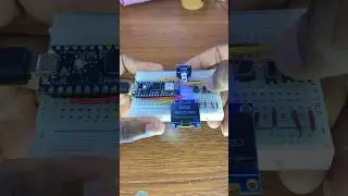 RGB LED control with Arduino Using OLED Display #shorts