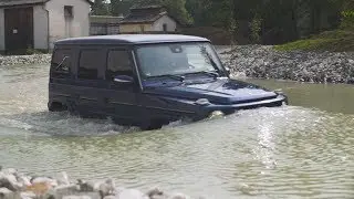 G-Class 2019 езда по бездорожью, тест драйв Мерседес Гелендваген