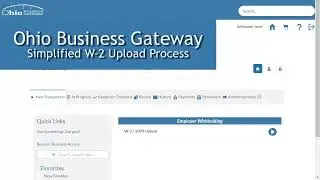 Simplified W-2 Upload Process