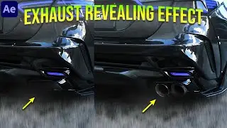 Exhaust Revealing Effect in After Effects