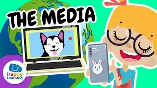 THE MEDIA | CURIOSITIES FOR KIDS | Happy Learning #media 📻📺🗞️🛜