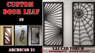 ARCHICAD 21-25: CUSTOM DOOR LEAF