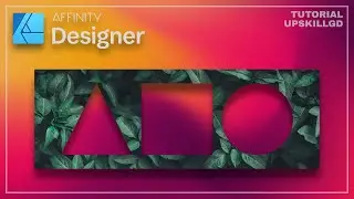 Affinity Designer MERGE/ CUT OUT SHAPES [Tutorial]