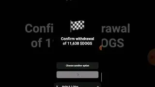 How to deposite dogs on Telegram Wallet