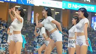 옆에서 봐도 여신 김유나 | NC다이노스 김유나 치어리더 빅뱅 붉은노을 | CheerLeader FanCAM 4K 60fps | 240817