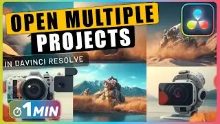 How to Open MULTIPLE PROJECTS in Davinci Resolve