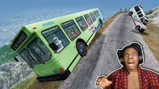 Bus vs Cliff Roads 😱 - [BeamNG.Drive]