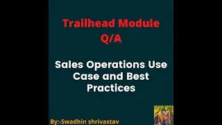 Sales Operations Use Case and Best Practices 