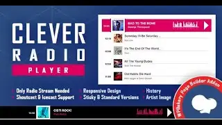 CLEVER   Shoutcast and Icecast Radio Player for WPBakery Page Builder