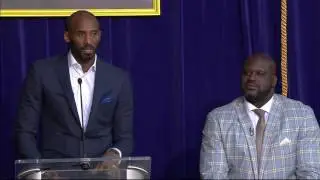 Kobe Speaks at Shaqs Statue Ceremony | March 24, 2017