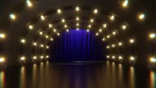 3D Green Screen Blue Red Carpet Award Curtain Backdrop Stage Hallway Grand Opening ||  Free footage