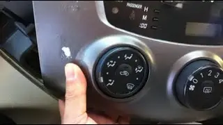 Toyota Rav4 2009 Front Knob fix Dashboard remove disassembly Corolla Camry Solara