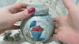 Декор банки чая, мастер класс!