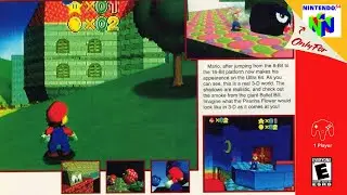 Mario 64 Beta July 29 1995 - Longplay  | N64