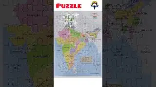 Learn about Indian States/Uts & Capitals, National & International Boundaries |Play & Learn #Puzzle