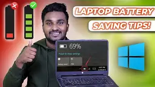 How To Improve Battery Life On Your Windows Laptop 2023 Tamil!