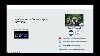 NET MacOS  - 2 Creating Console Apps on Mac