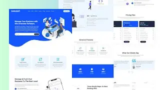 Software Company Website Design - Free Website Template New