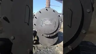 работа пиролизной печи, переработка кабеля.