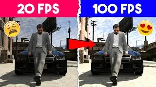 GTA 5 Lag Fix (Low End PC) - 2GB RAM 🔧 Get 100+ FPS (Easiest Method)