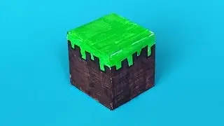 How to make a block from Minecraft with your own hands in real life without a printer