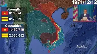 The Vietnam War using Google Earth