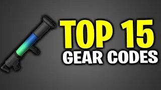 TOP 15 AMAZING ROBLOX GEAR CODES!