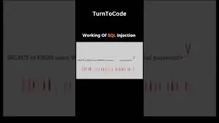 Working Of SQL Injection |  #shortvideos #viralreels #shorts #hacking #hacker