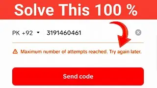 How to fix maximum number of attempts reached tiktok l Tiktok maximum number of reached issue