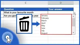 How to Remove a Drop-Down List in Excel