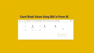 How To Count Blank Values Using DAX in Power BI | Power BI Telugu