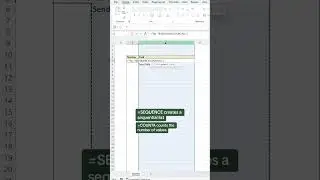 How to create a dynamic numbering list in Excel. 🤯 #excel  #microsoftoffice  #sheets