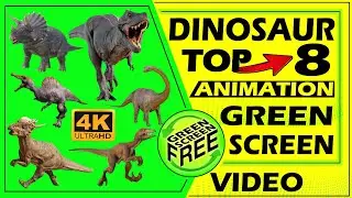 T Rex Green screen | green screen dinosaur | t rex chase green screen