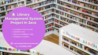 Library Management System in Core Java | library management system | java projects