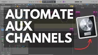 🔥 Logic Pro Quick Tip | How to Automate an Aux Channel