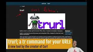 trurl, a new tool from the creator of curl to manipulate URLs. Usage and a glance to the code