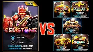 REAL STEEL WRB New Update New Robots Gemstone VS Gold Robots & WRB-FX