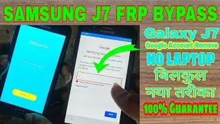 Samsung J7 FRP Bypass | Samsung J700f FRP BYPASS | Samsung J7 Google Account Bypass #frpbypass #frp