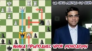 Виши Ананд приподнес урок молодому гроссу. Шахматы