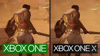 Assasins Creed Origins | Xbox One vs Xbox One X | 4K Graphics Comparison | Comparativa