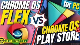 Chrome OS FLEX vs Chrome OS with PLAY STORE for PC [2023]