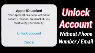 How To Unlock Your Apple ID Without Trusted Phone Number Or Email ( Start Recover Apple ID) 2024