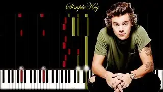 Harry Styles - Don't Let Me Go PIANO TUTORIAL Cover (Synthesia)