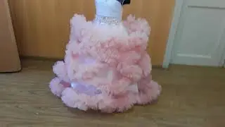 Шикарное платье облако. Нежное и воздушное длинное платье для девочки.