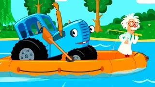 Funny songs for kids Nursery Rhymes Collection | Blue tractors fun games for kids